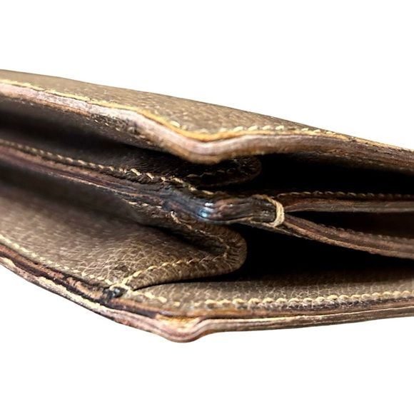 Vintage Gucci Brown Leather Top Handle Bag with Dust Bag – Made in Italy - Picture 12 of 16